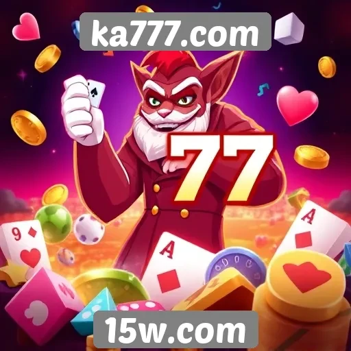 Variedade de jogos disponíveis na plataforma ka777.com